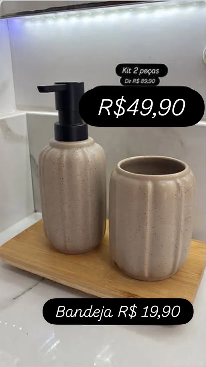 Decoração kit banheiro 