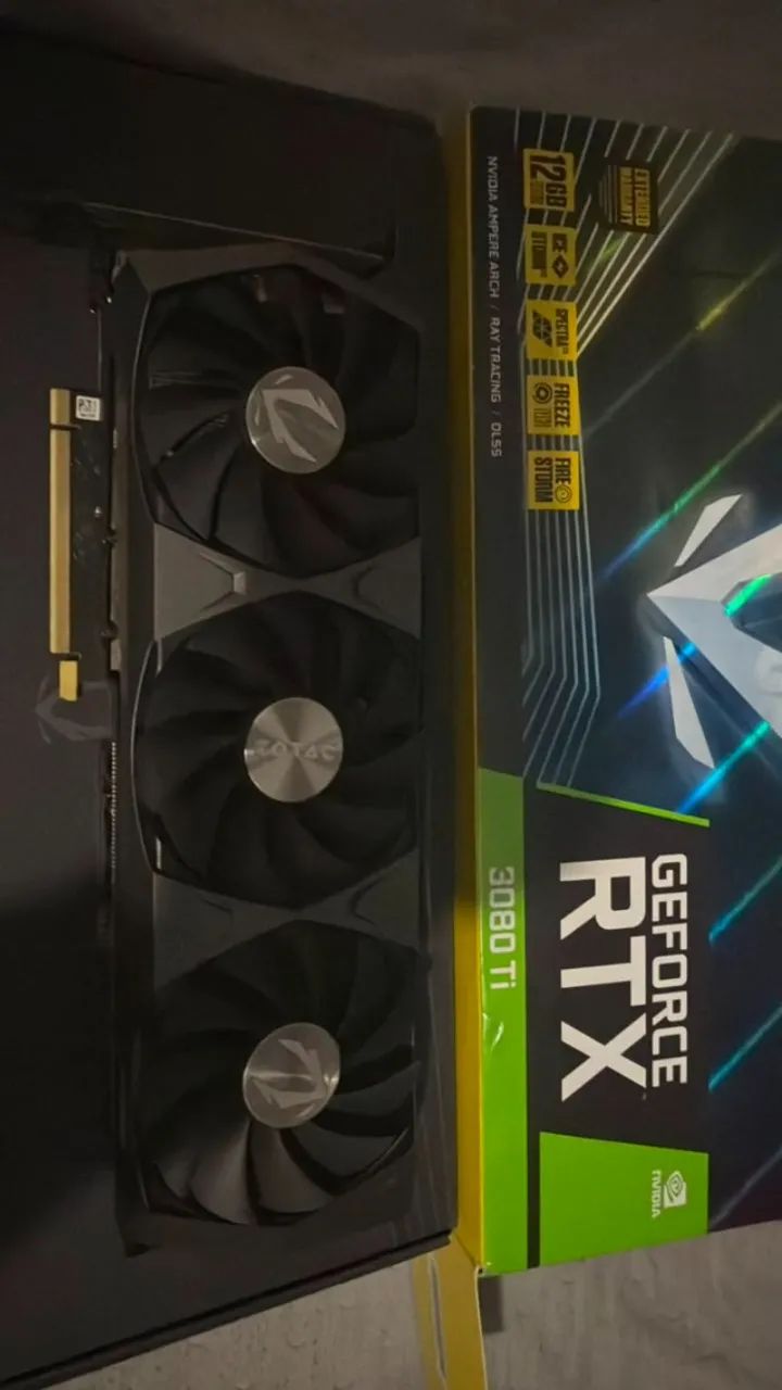 Placa de Vídeo ZOTAC Gaming GeForce RTX 3080 Ti 12GB - Estado de Nova / Completa na Caixa - Foto 6