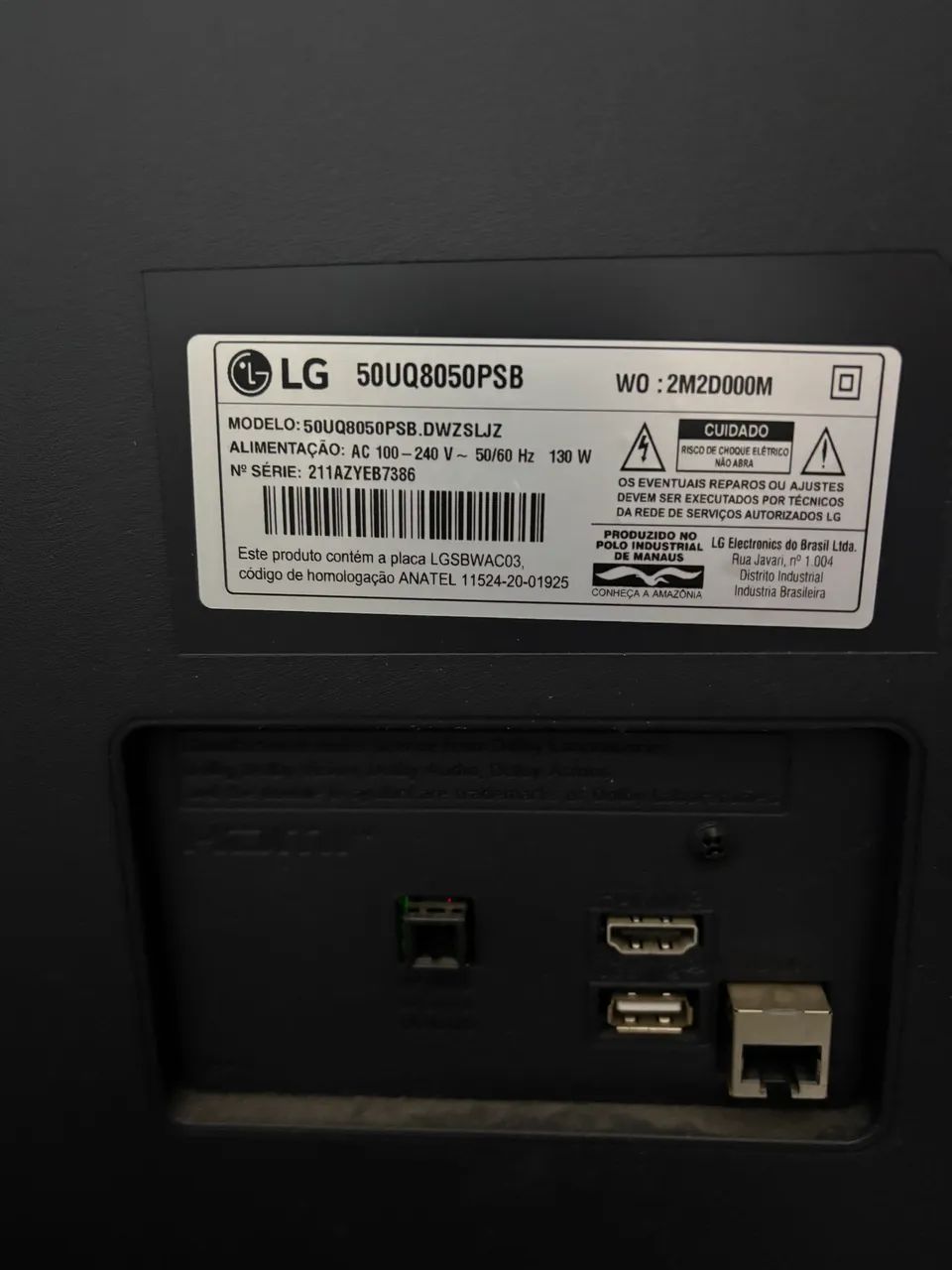 Smart TV LG UHD 4K de 50 polegadas - Foto 3
