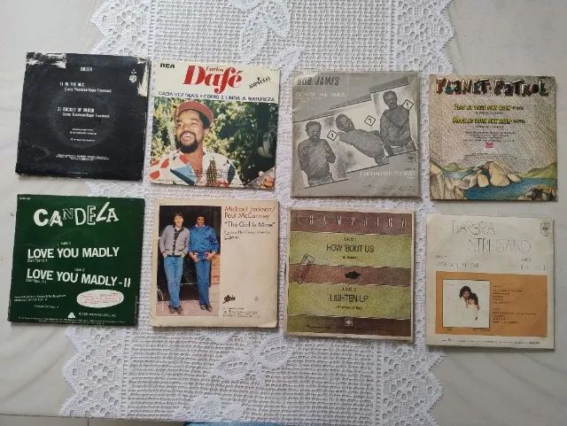 Disco De Vinil Lp Lote C/8 Discos No Estado - Foto 2