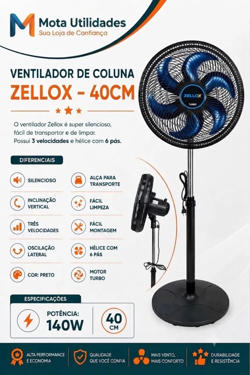Ventilador de coluna 