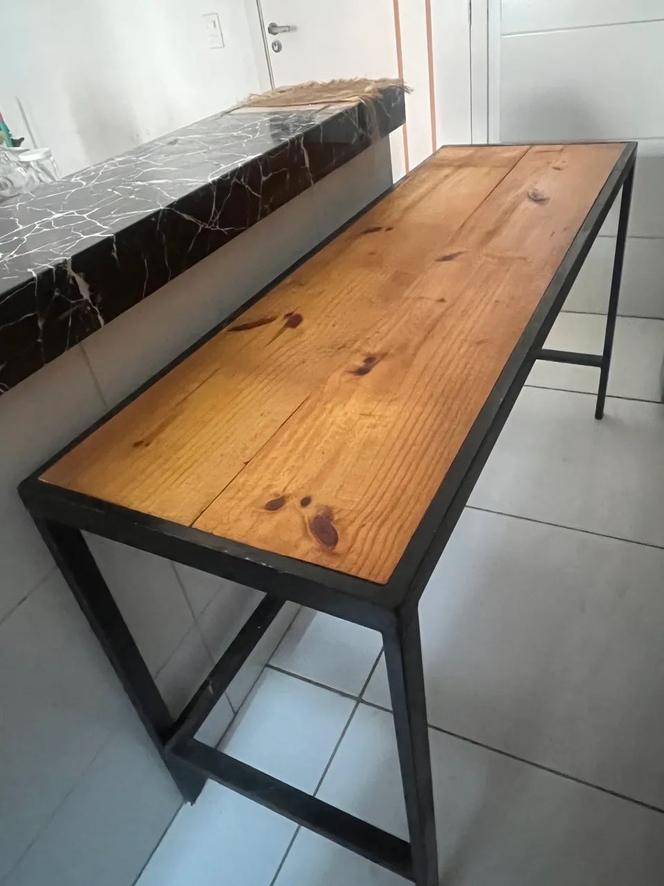 MESA + PRATELEIRA INDUSTRIAL  - Foto 2