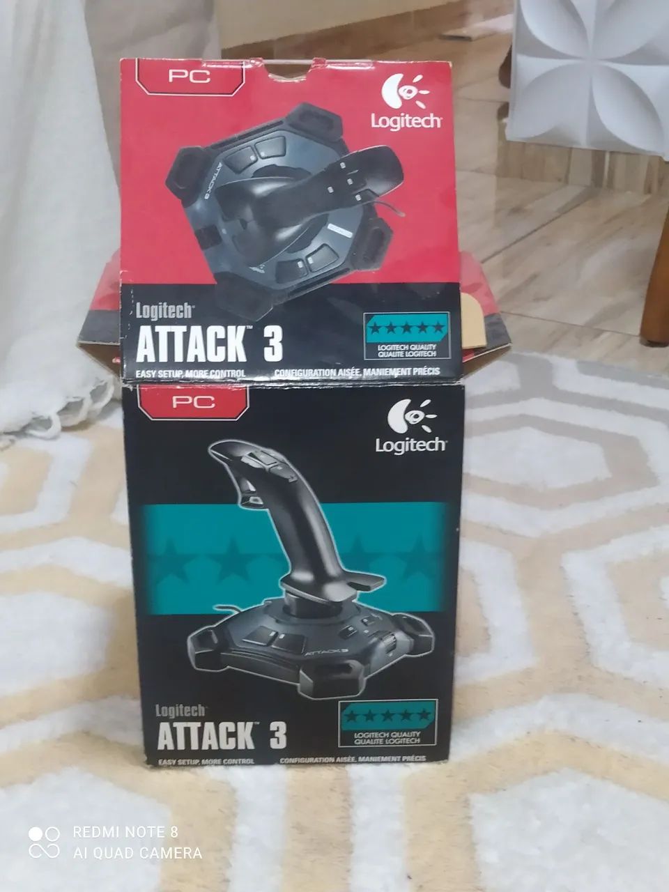 Controle Logitech Attack 3 - Foto 3