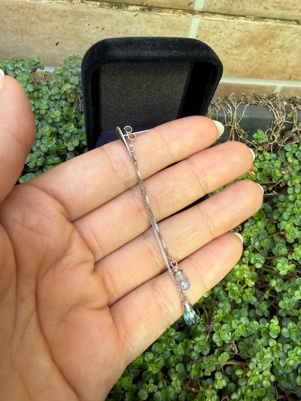Brincos em ouro branco 18k - Foto 4