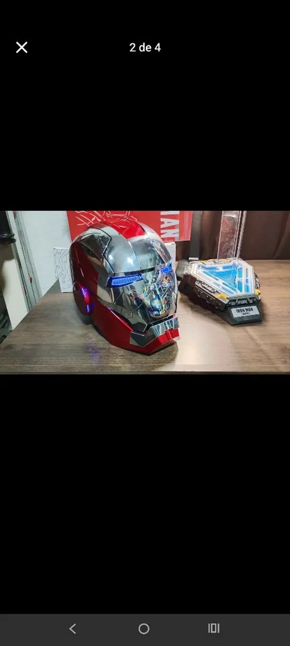 Capacete Homem de ferro - Foto 3