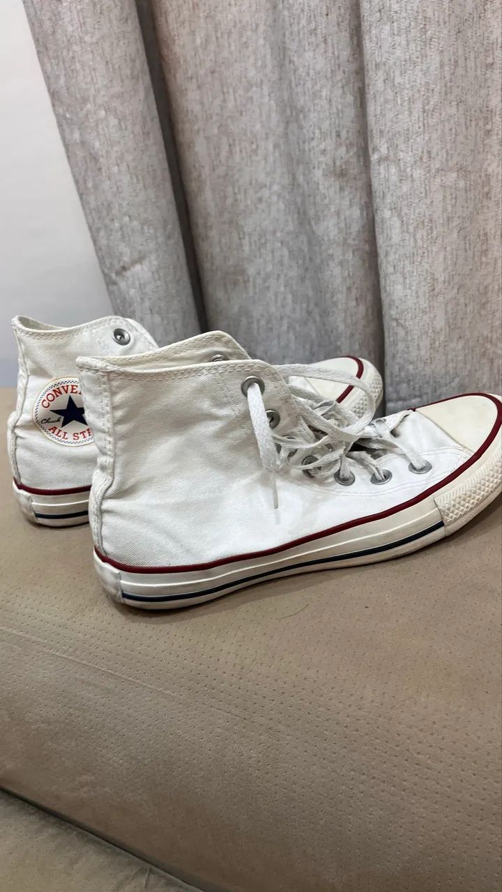 All star branco cano alto - Foto 2