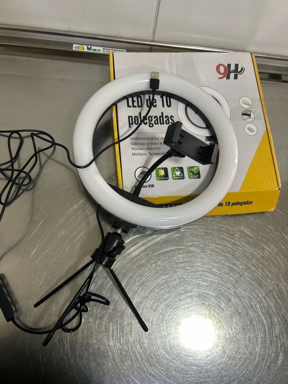 RING LIGHT LED 10 POLEGADAS  - Foto 2
