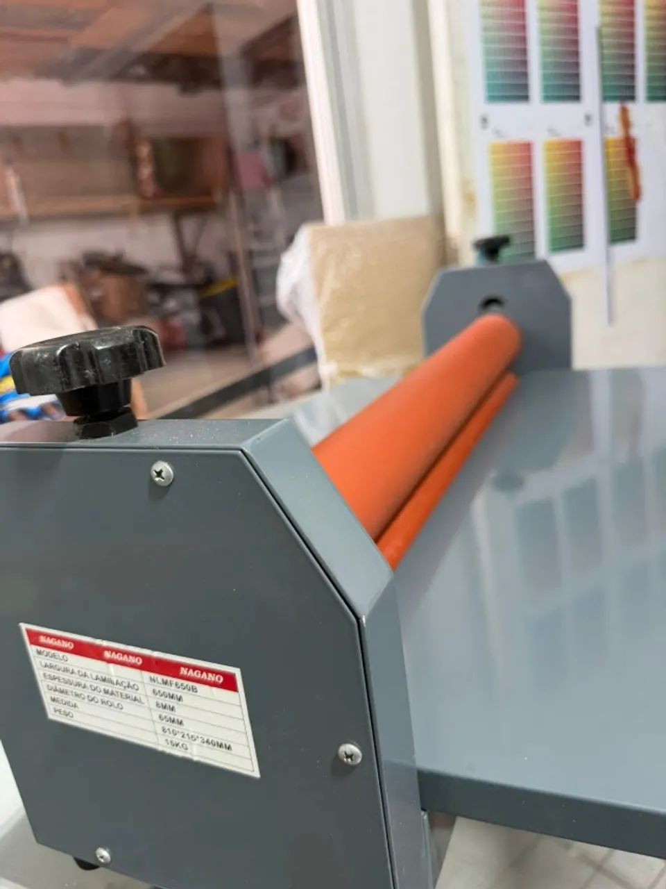 Laminadora Manual a Frio 650mm Nagano NLMF650B - Semi Nova - - Foto 2