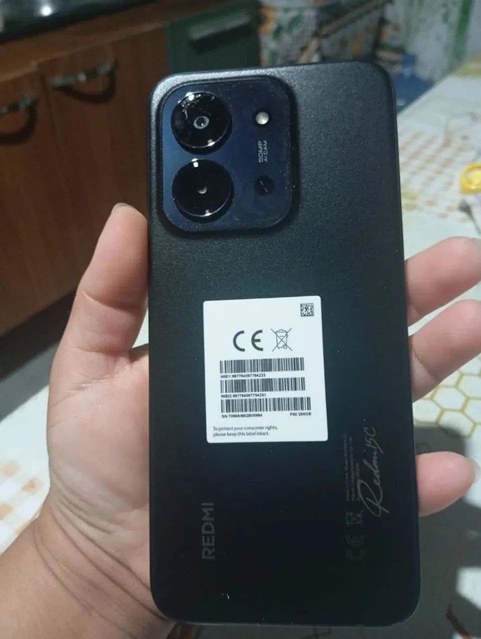 Troco celular redmi 15c em geladeira  - Foto 5