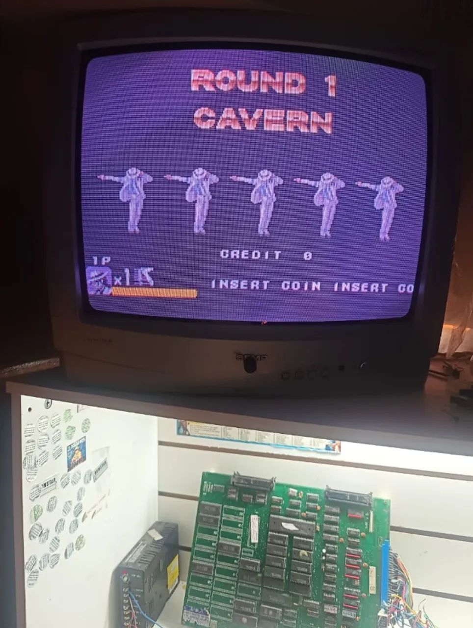 Placa de fliperama jamma bootleg moonwalker - Foto 4