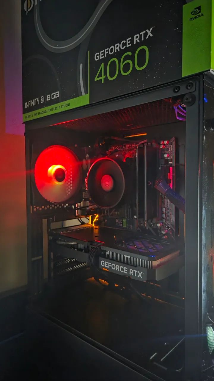 Pc Gamer rtx 4060 + ryzen 5 4600g - Foto 2