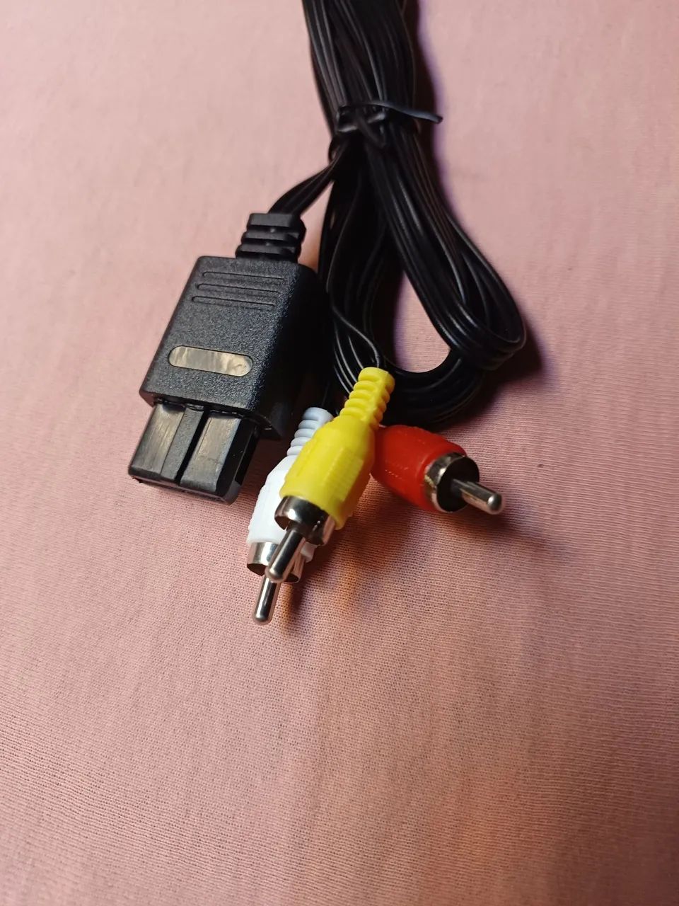 Cabo áudio e video (rca) super Nintendo