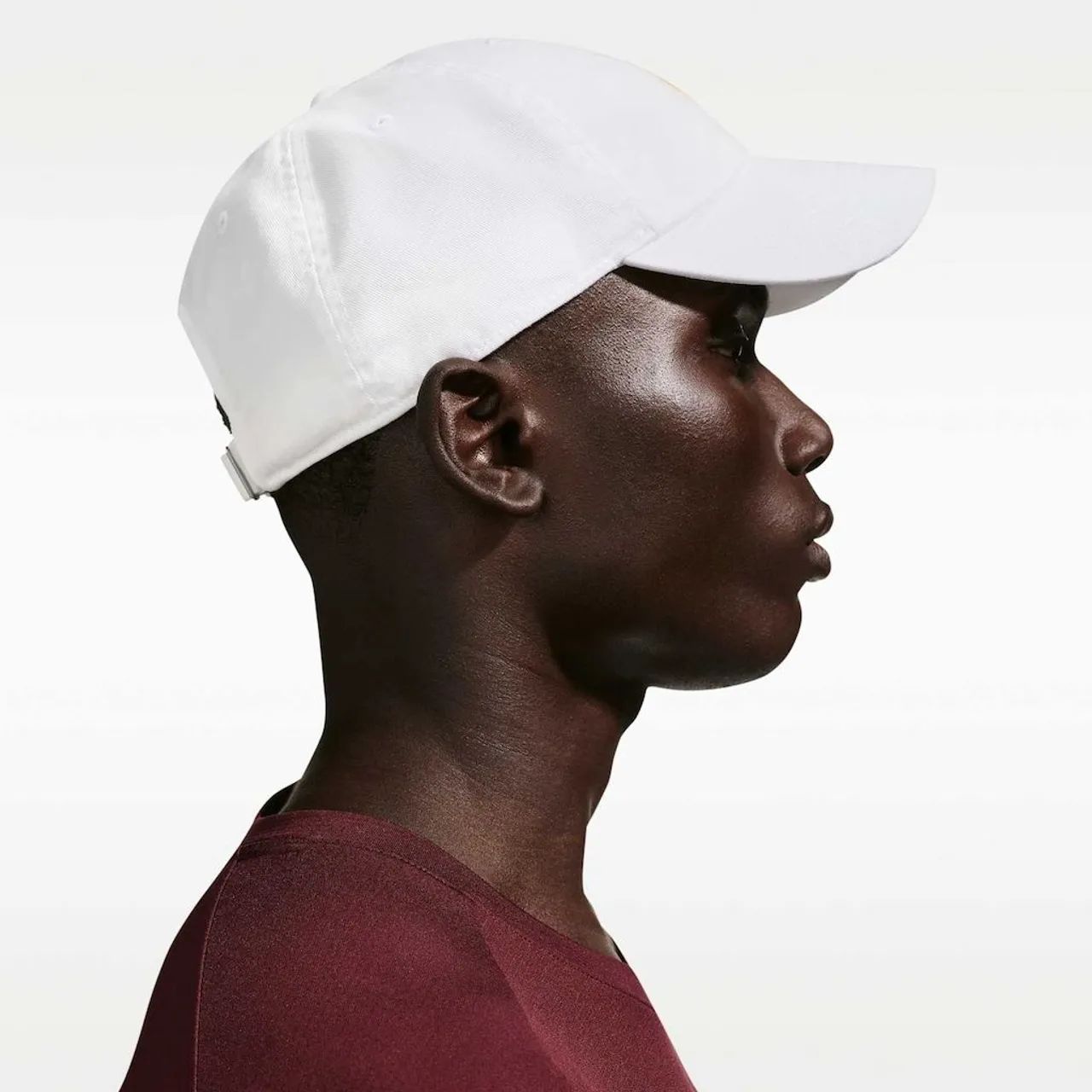 Boné nike Branco com logo bordado  - Foto 2