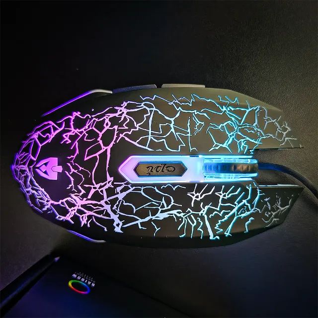 Mouse Gamer Evolut Hayden RGB 2400 DPI USB Ergonômico - Foto 4