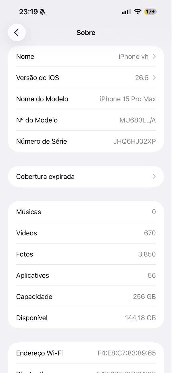 Iphone 15 pro max 256 gb 