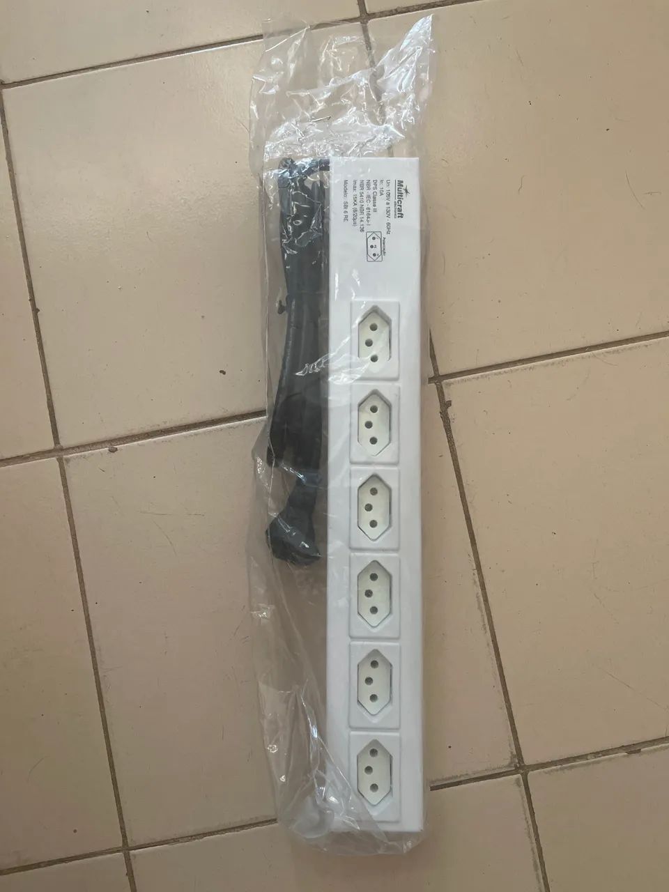 Trilho elétrico/filtro de linha 
