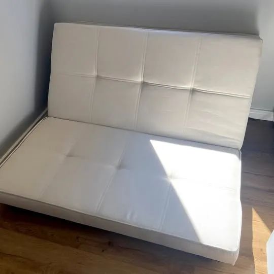 Estofado 3 em 1: Puff + Sofa + Cama de Casal - Foto 4