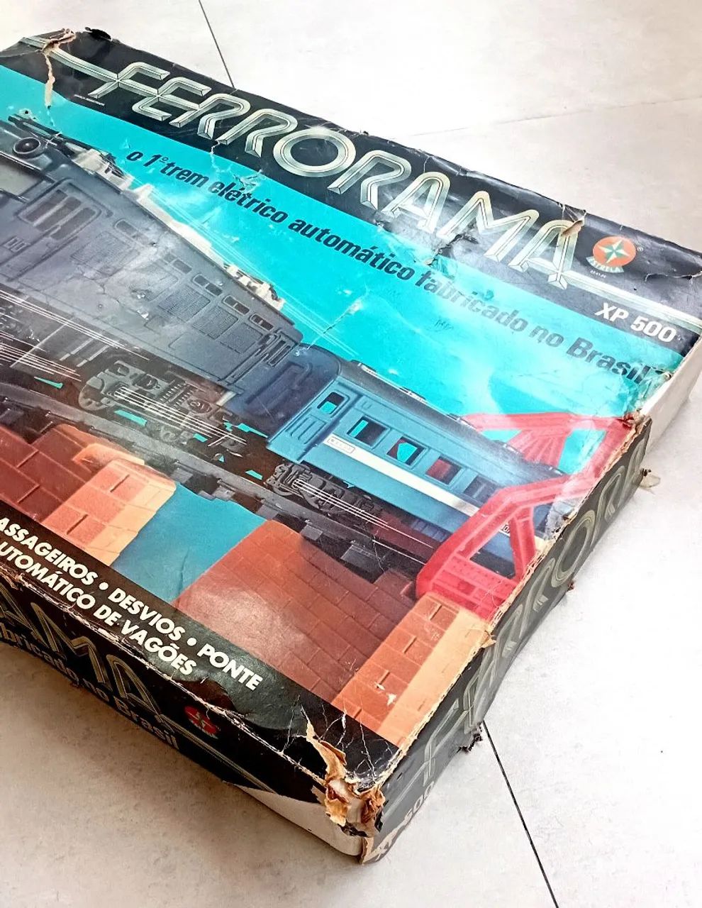 Ferrorama Estrela Xp 500 ( Sem O Trem ) Anos 80 Antigo - Foto 6