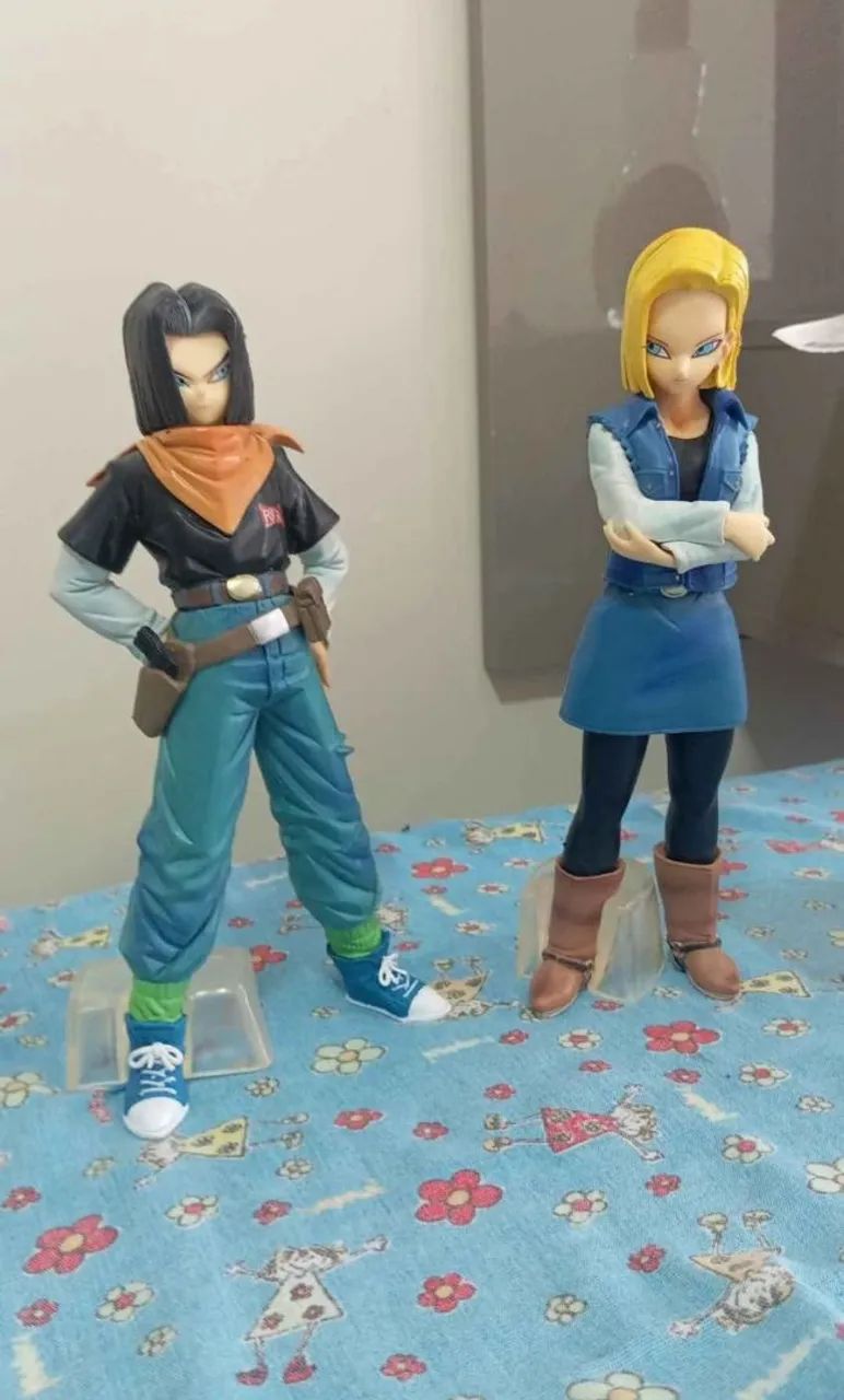 Action Figure Dragon Ball - Android 17 e Android 18