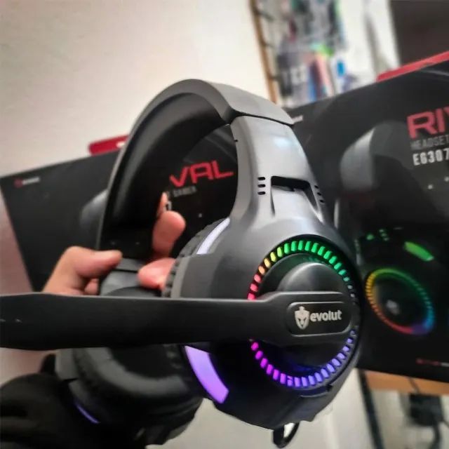 Headset gamer para PC e Consoles - Novo 