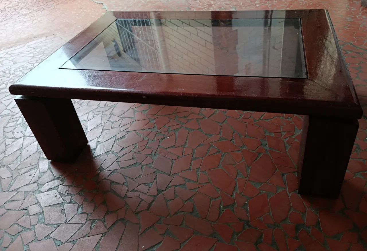 Mesa de centro retangular em mogno - Foto 3