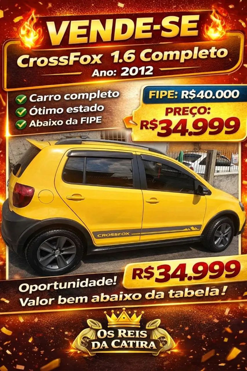 Volkswagen Crossfox CROSSFOX 1.6 Mi Total Flex 8V 5p 2012