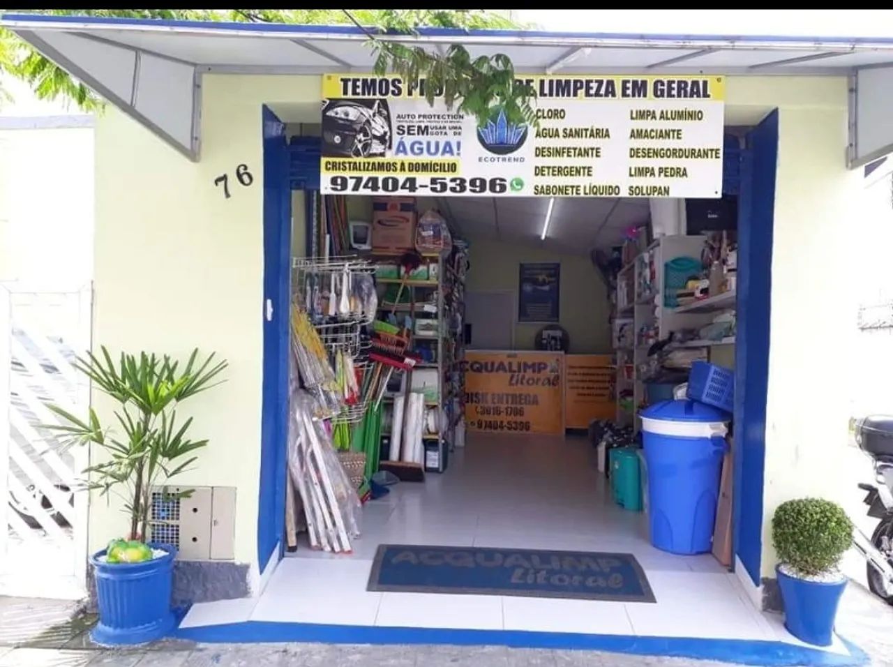 Aluga se loja comercial em santos vila mathias