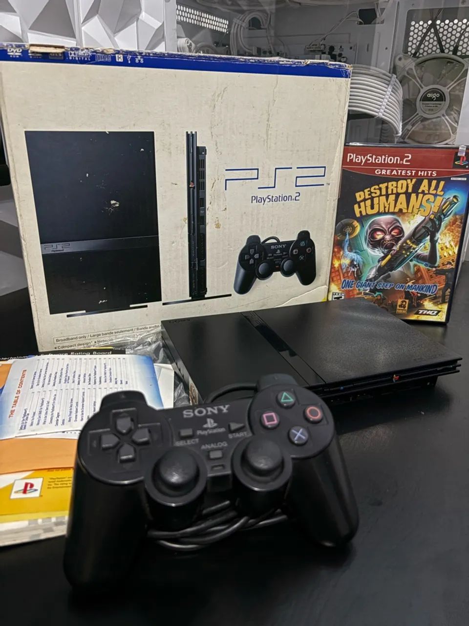 PS2 NA CAIXA C/JOGO! - Foto 3