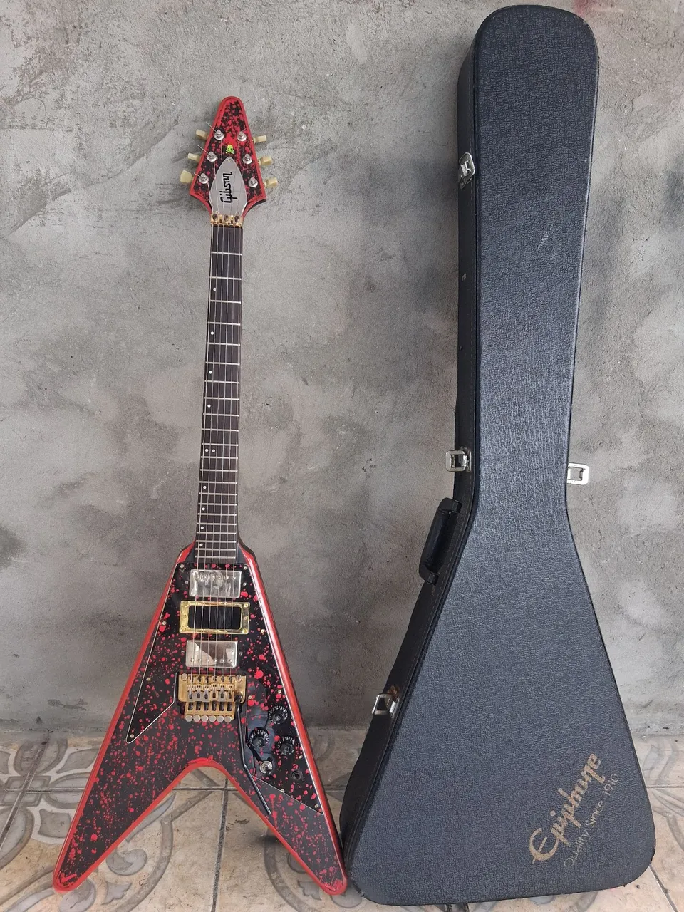 Guitarra Gibson Flying V Gothic Edition - Instrumentos musicais