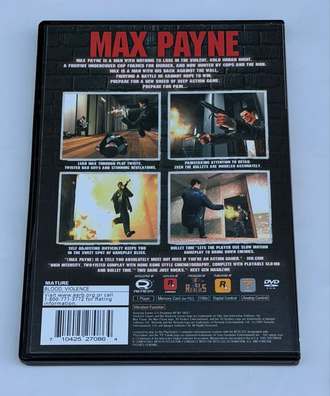 Max Payne Ps2 Original Completo - Foto 4