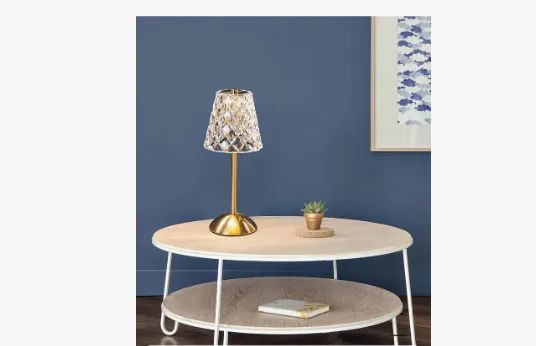 Luminária De Mesa De Cristal De Luxo Simples E Leve - Foto 3