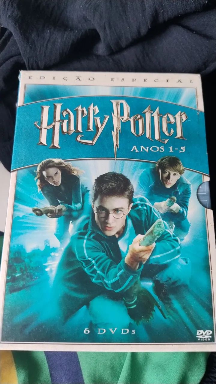 Box e DVDs Harry Potter - Edição Especial
