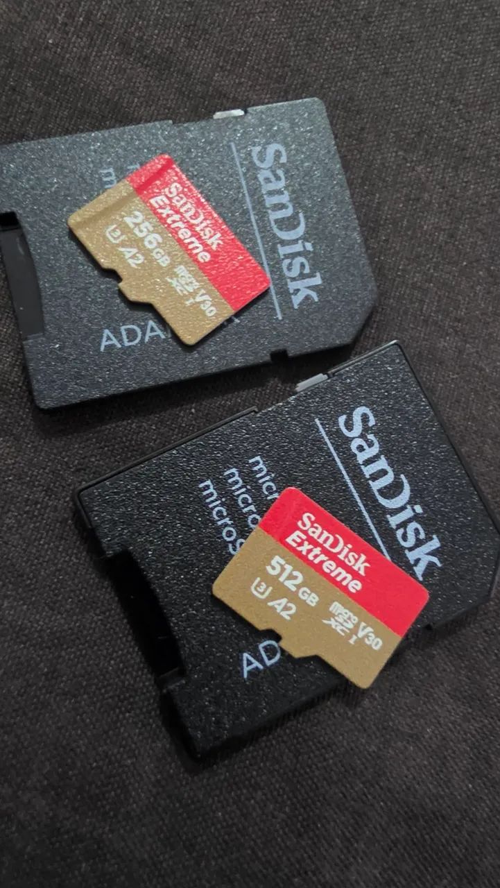 Cartões Micro SD 512 e 256 - Foto 3
