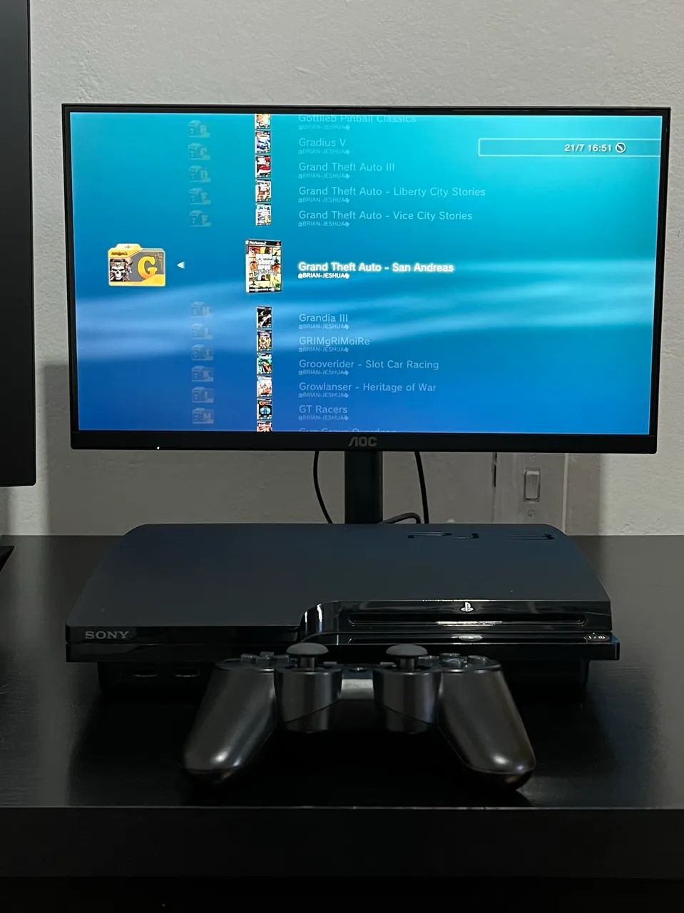 Ps3 Slim Lotado De Jogos Totalmente Grátis 