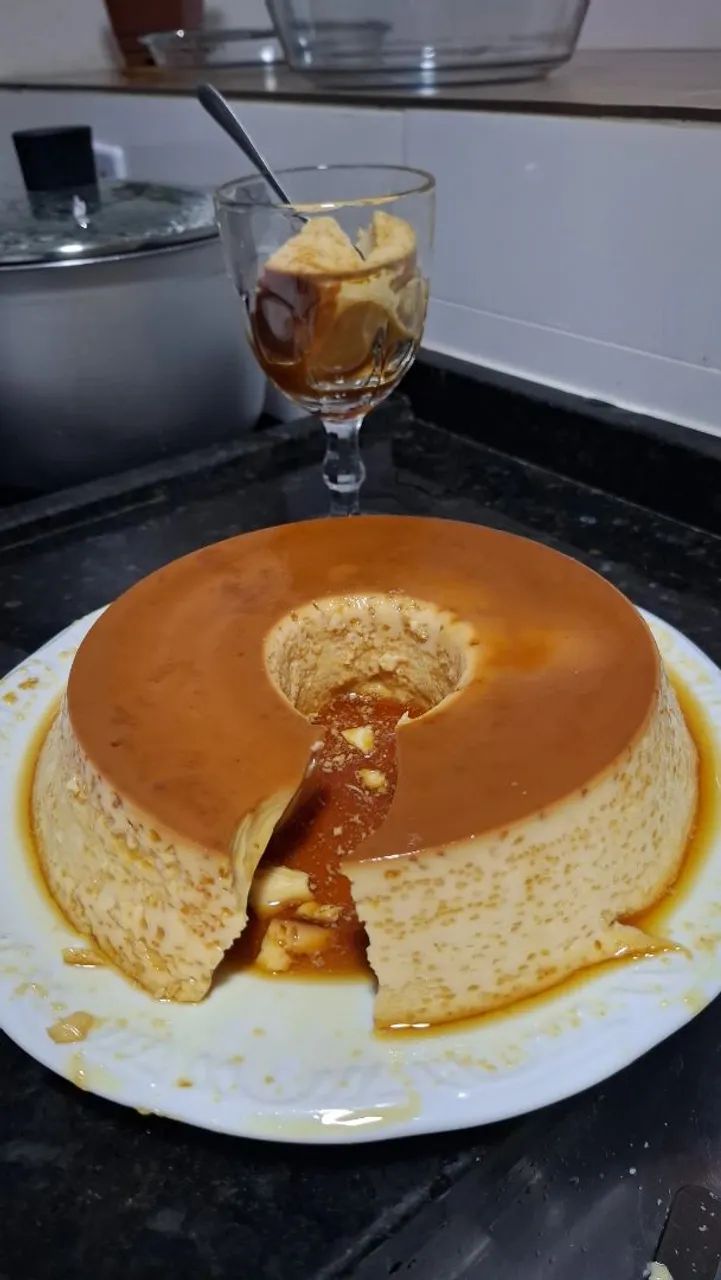 Pudim de leite GRANDE delicioso 