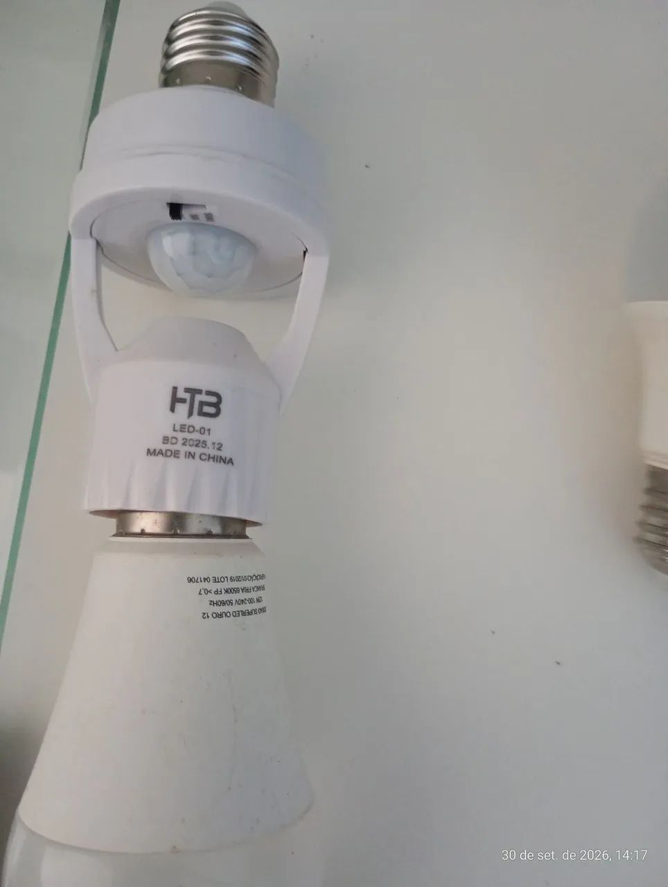 Bocal de sensor,com duas lâmpadas LED  - Foto 2