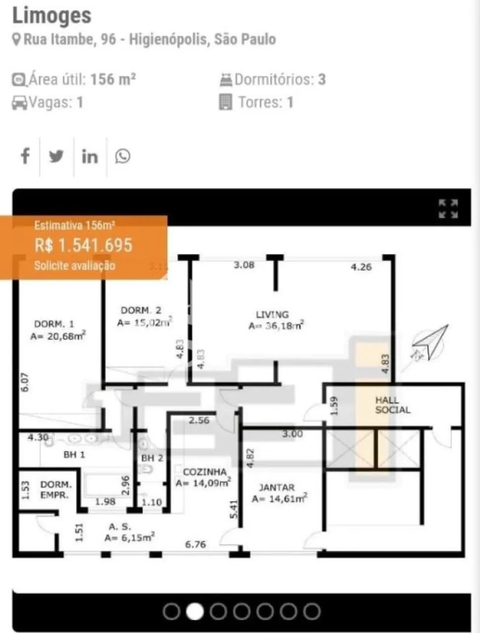 APARTAMENTO HIGIENOPOLIS / REFORMA - Foto 2