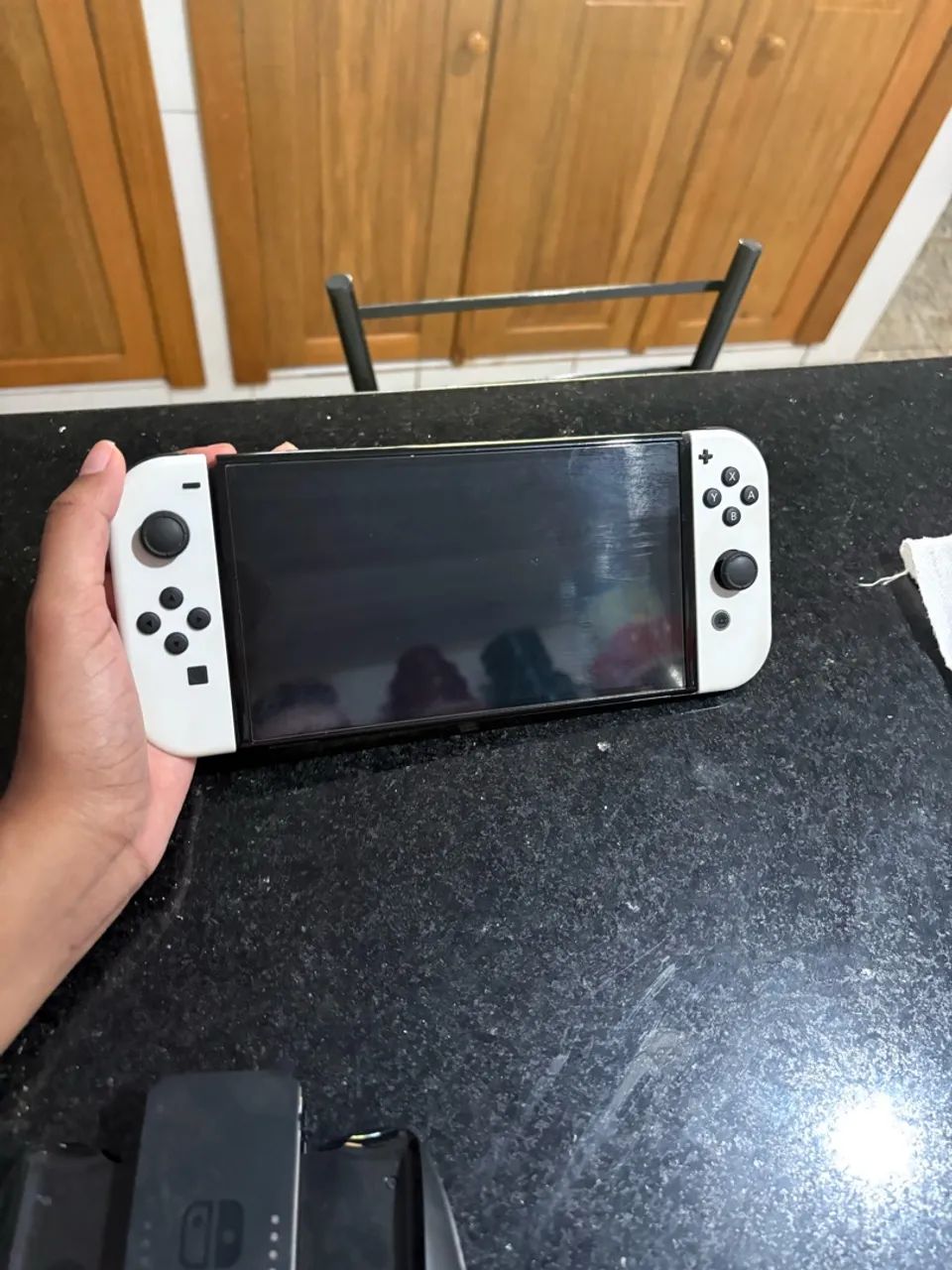 ? Nintendo Switch OLED branco desbloqueado - Foto 4