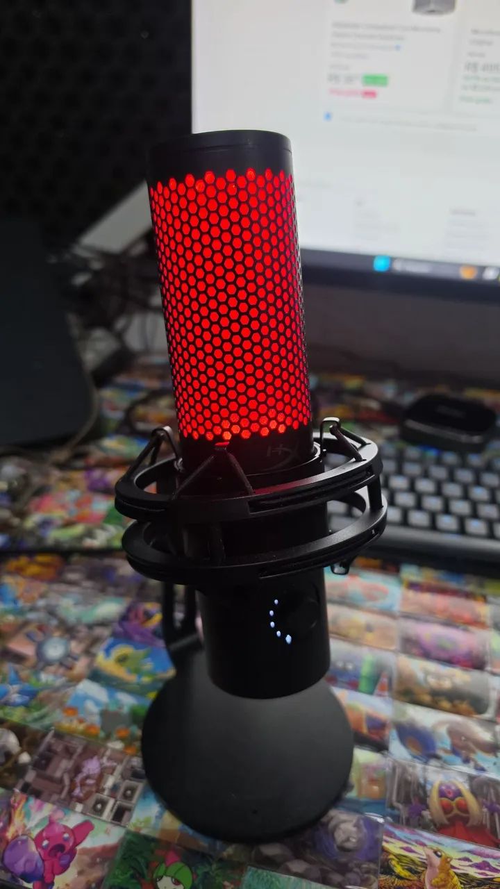 Microfone Hyper X QuadCast 2 PERFEITO
