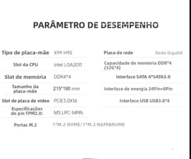 Placa Mãe Qiyida X99 H9S QudadChannel LGA2011-3 - Foto 5