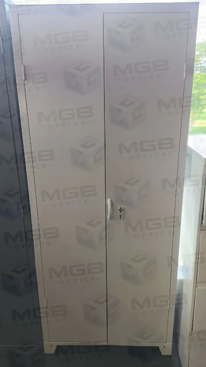Armário de Aço com 2 Portas e 4 Prateleiras - 1,96X0,90X0,40cm - CH #22 - ENTREGAMOS! - Foto 2