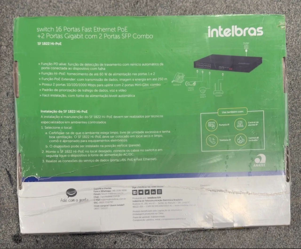 Switch 16 portas Intelbras NOVO LACRADO - Foto 2