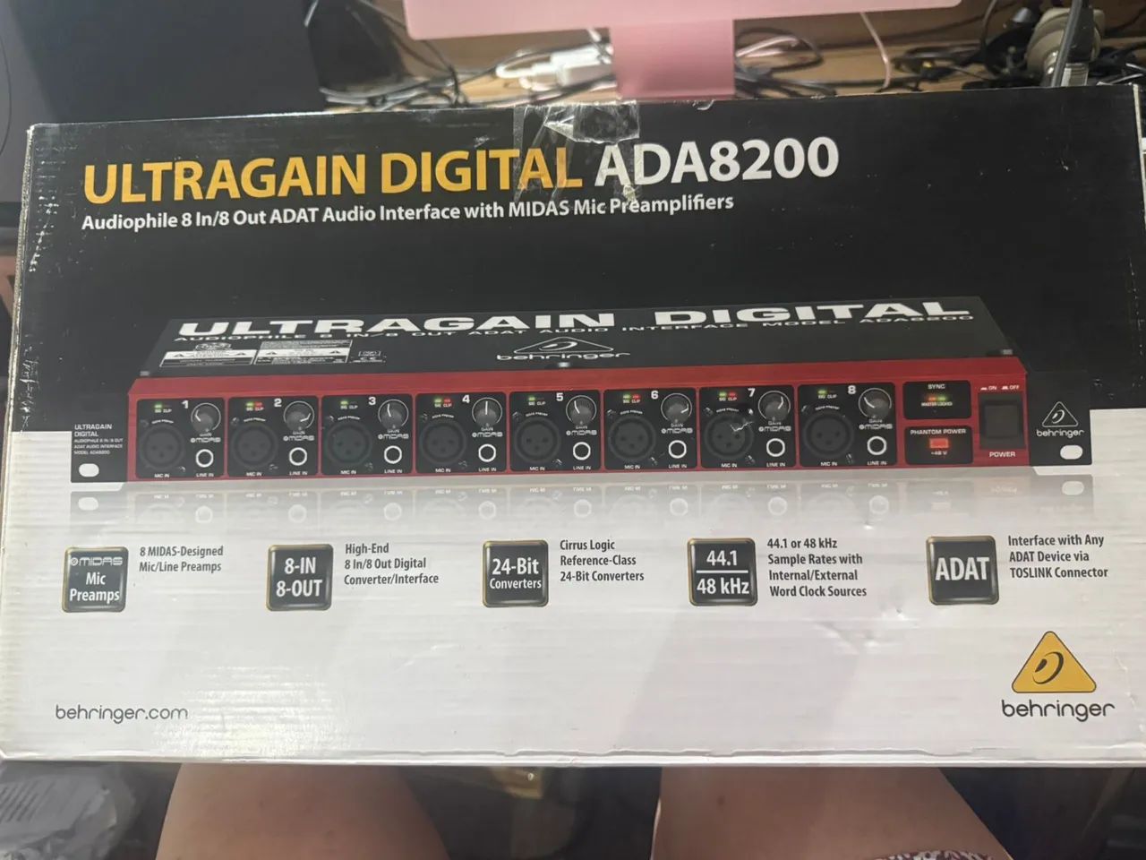 Interface BEHRINGER ULTRAGAIN DIGITAL ADA8200 