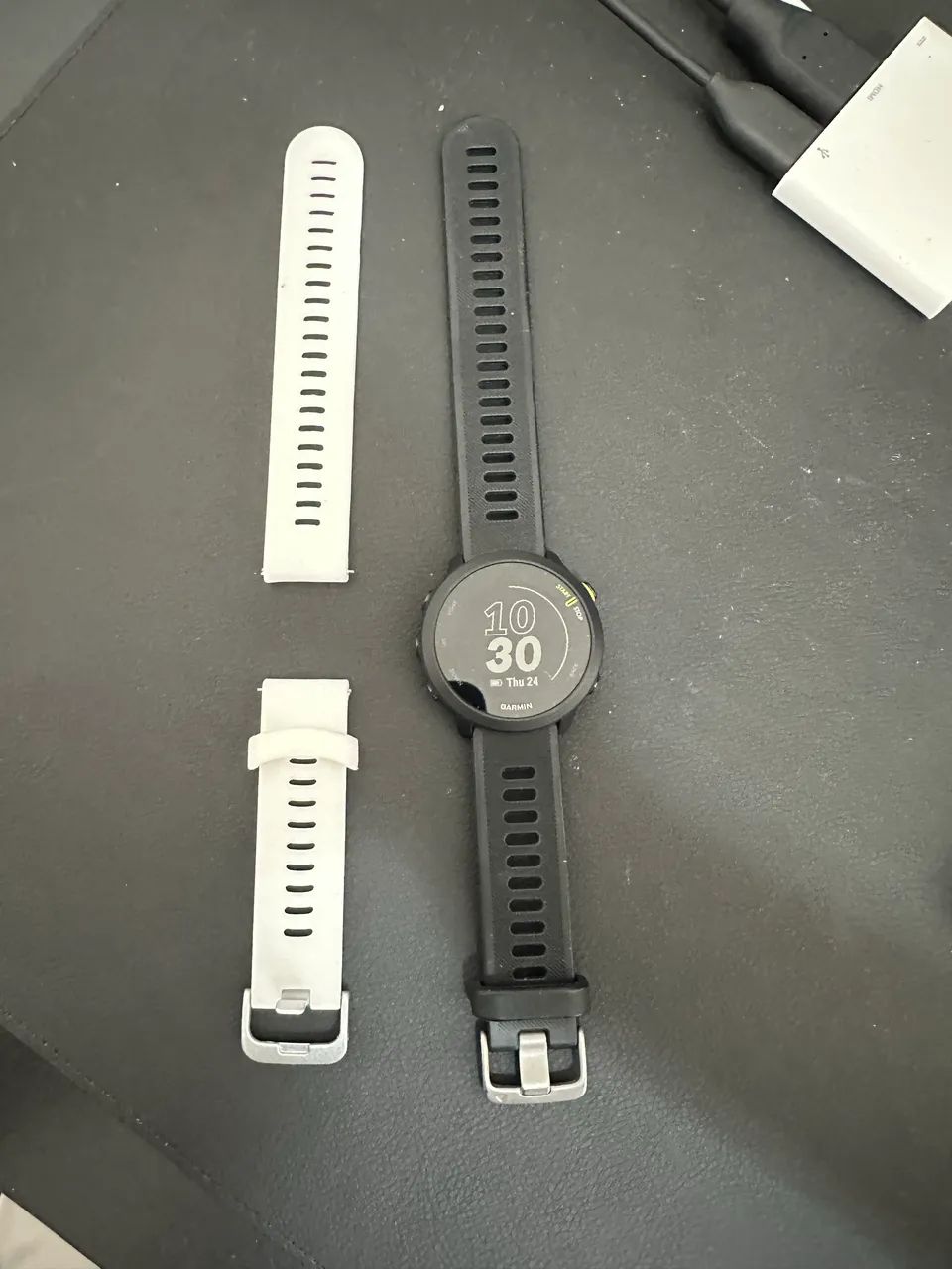 Garmin forerunner 55 com pulseira extra e cabo - Relógio Esportivo para corrida  - Foto 2