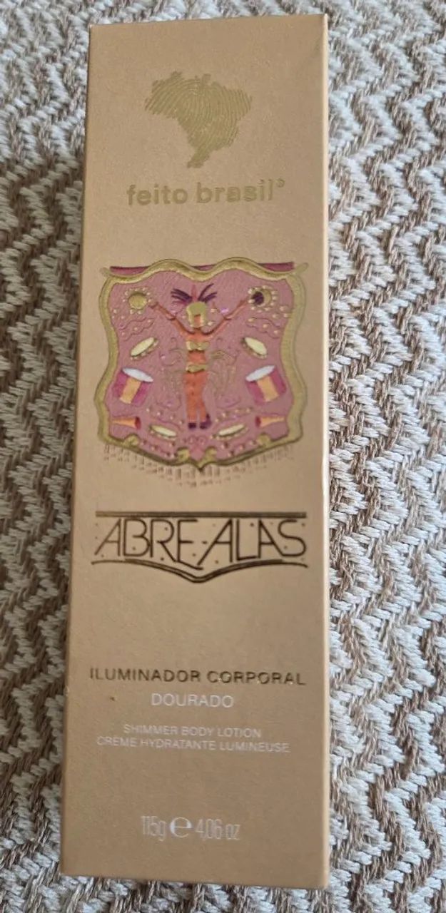 Iluminador Corporal Dourado Feito Brasil - Foto 4