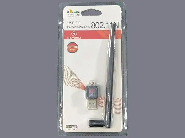 Placa de Rede Wi-Fi USB com Antena - Melhore sua Conexão
