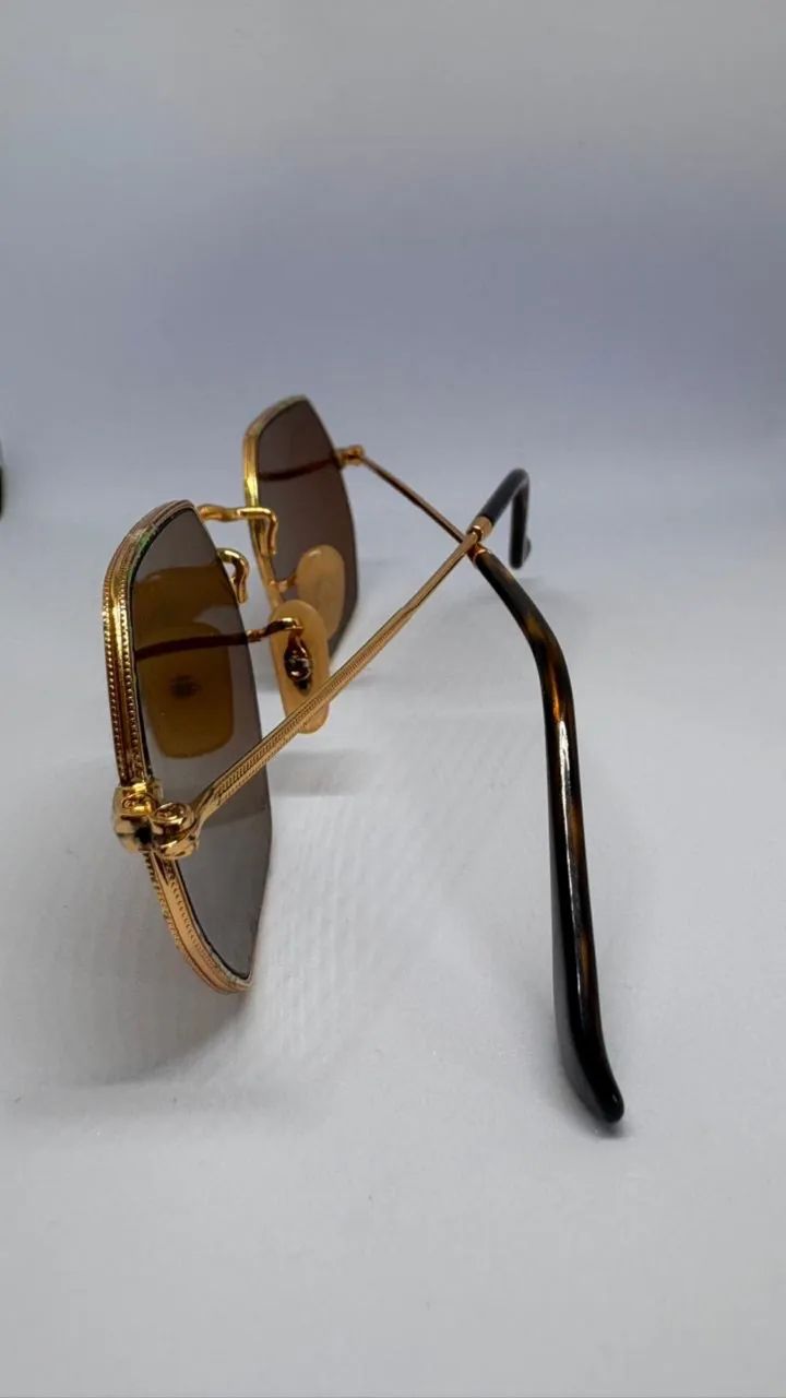 Óculos de sol Ray-Ban, unisex, octogonal , importado - Foto 3