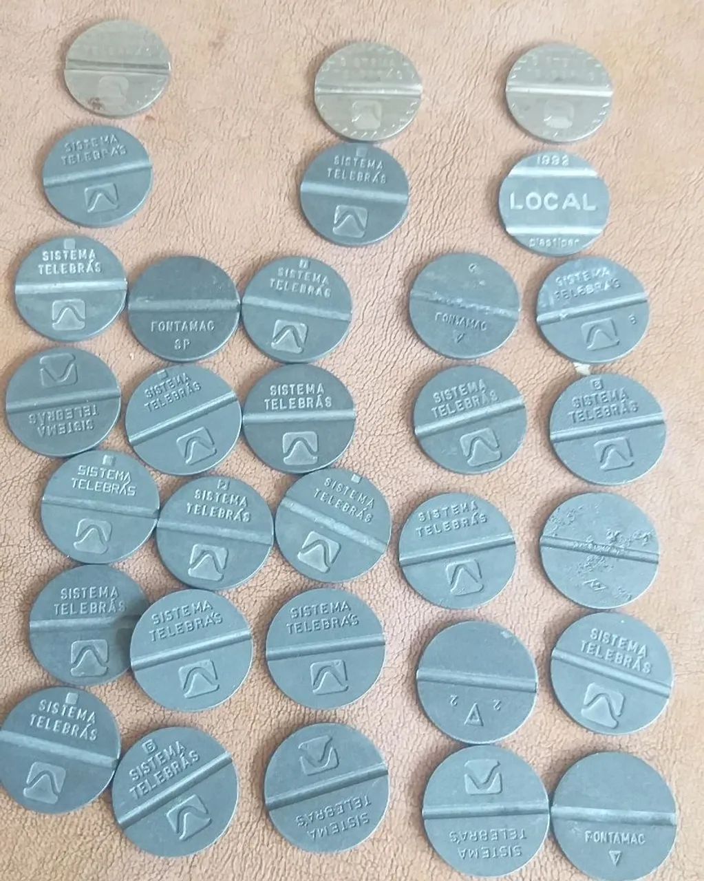 Fichas Telefônicas Antigas de 1980 a 1995 Para Colecionadores  - Foto 3