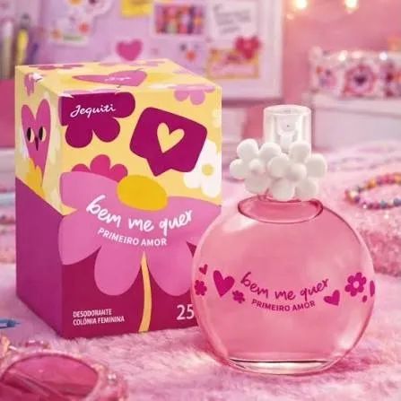 Colônia Bem me quer Primeiro Amor 25ml Jequiti - Foto 3