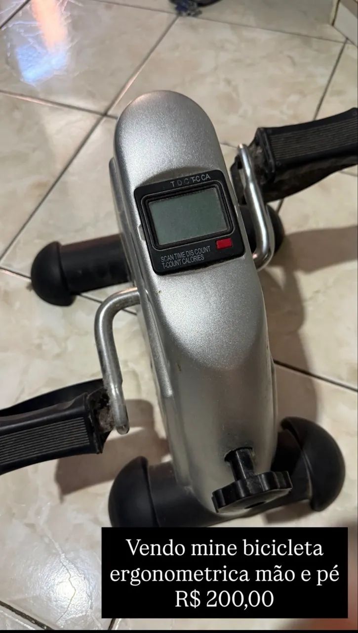 Bicicleta braços e pernas 